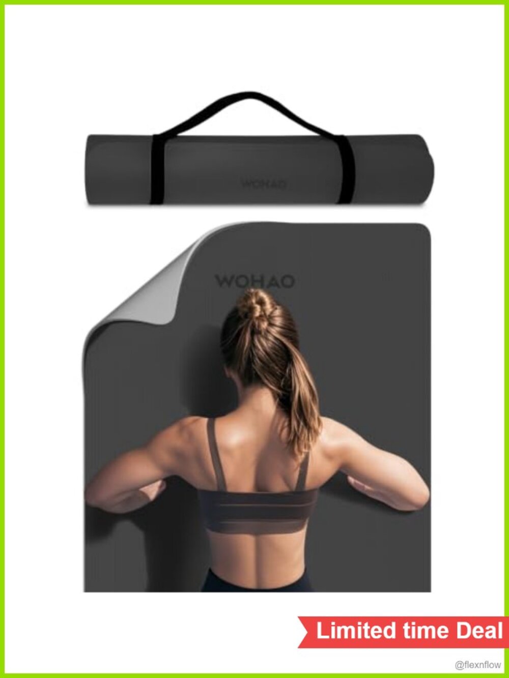 8mm Thick Yoga Mat POE Non Slip Extra Large 72x32